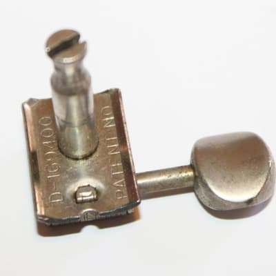 Vintage 1960 Fender Single Line Kluson Tuner PATENT NO. Oval