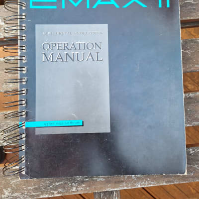 E-MU Systems Emax II Operation Manual