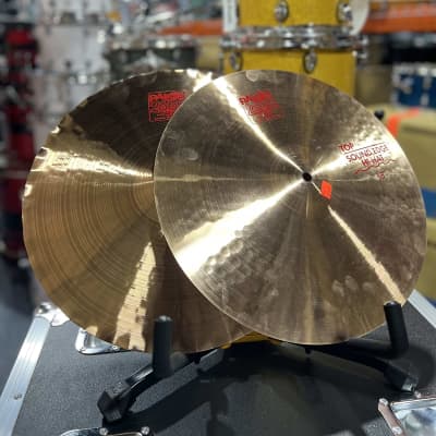 Paiste 15" 2002 Sound Edge Hi-Hat Cymbals (Pair) NEW / Auth Dealer / Free Shipping image 6