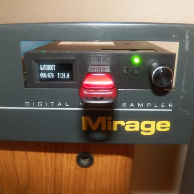 Ensoniq Mirage USB Floppy Emulator, Disk Images on USB Drive, & OLED Screen image 1