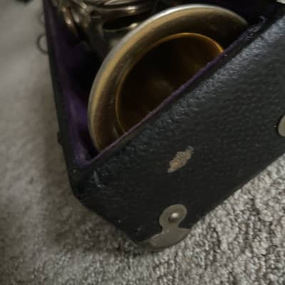 Selmer Vintage serial 1895 silver gold plated soprano saxophone (overhauled) image 6