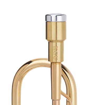 Trumpet Mouthpiece Booster KGUBrass Custom Rocket  Raw Brass image 4