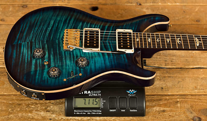 PRS custom24 2022 piezo Cobalt Blue 美品 PRS Custom 24 Piezo - 10 Top - Cobalt Blue | Reverb Canada
