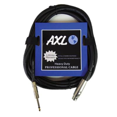 Axl Hi-Z Microphone Cable 20' Heavy Duty Professional 20 feet image 1