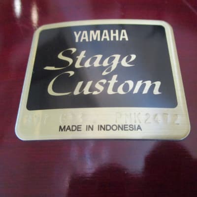 Yamaha Stage Custom 12 X 10 Rack Tom, Cherry Lacquer, Birch Shell, Pro Heads - Excellent! image 9