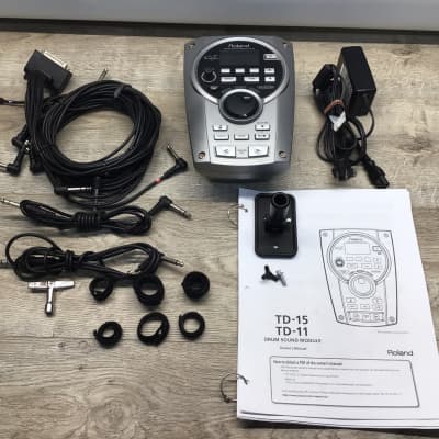 Roland TD-15 Electronic V-Drum Module w/ V Expressions Masters 1 Expansion Pack & More