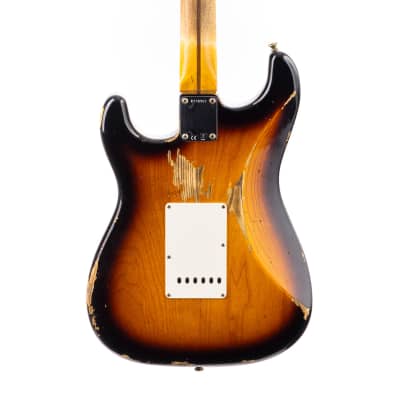 Fender Custom Shop 1957 Stratocaster Heavy Relic, Lark Guitars Custom Run -  2 Tone Sunburst (961) image 5
