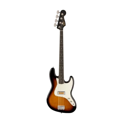 [PREORDER] Fender Gold Foil Jazz Bass 4-String Bass Guitar, Ebony FB, 2-Color Sunburst for sale