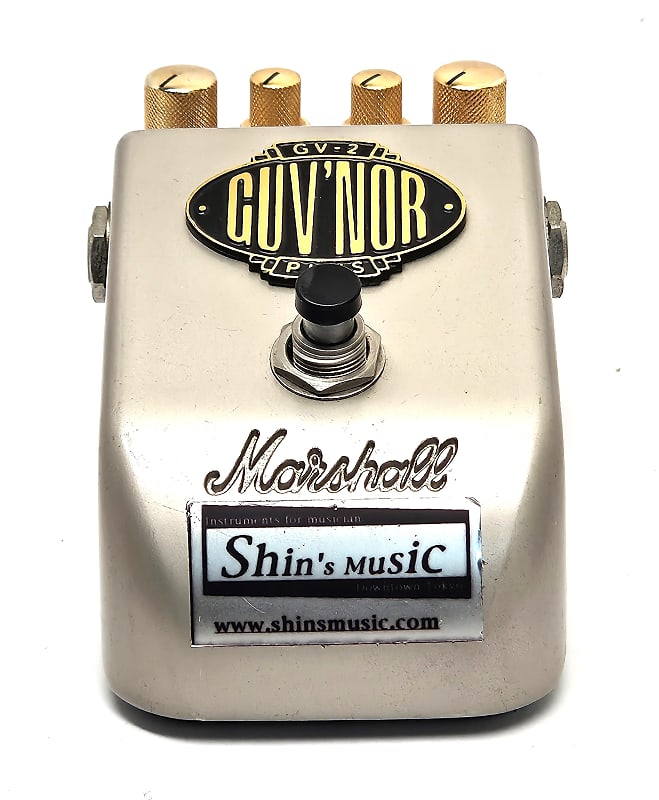 used Marshall GV-2 Guv'Nor Plus Modded by Shin's Music, Very Good Condition