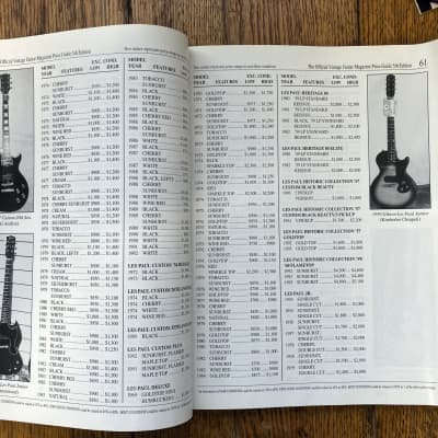 Vintage Guitar Price Guide 5th Edition, Greenwood/Wright 1996 image 5