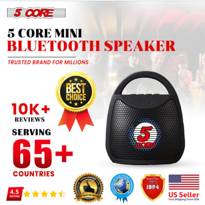 5 Core Bluetooth Speaker 5W Rechargeable Portable Loud Stereo Sound Outdoor Wireless Speakers Mini Waterproof 4 Hours Play Time Indoor Outdoor use  BLUETOOTH-13B image 11