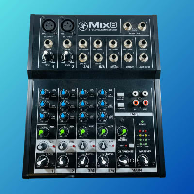 Mackie Mix8 Compact 8-channel Mixer