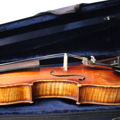 Early 1900's Antonius Stradivarius Copy Made in Germany 4/4 Violin image 13