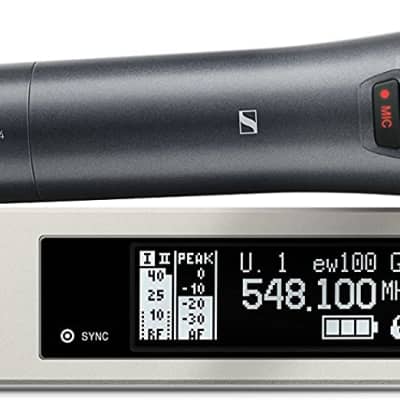 Sennheiser Pro Audio Sennheiser EW 100-845S Wireless Dynamic Supercardioid Microphone System - A1 Band (470-516Mhz), 100 G4-845-S-A1 image 2