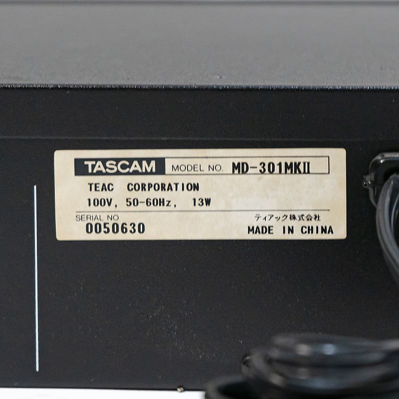 TASCAM MD-301 MKII Mini Disc MD Recorder | Reverb TASCAM MD-301 MKII Mini Disc MD Recorder | Reverb