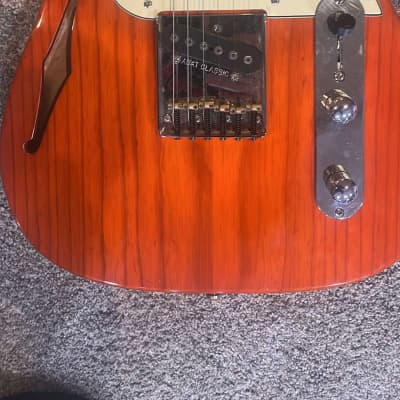 G&L Tribute Series ASAT Classic Bluesboy Semi-Hollow with Maple Fretboard 2010 - Present - Clear Orange image 3