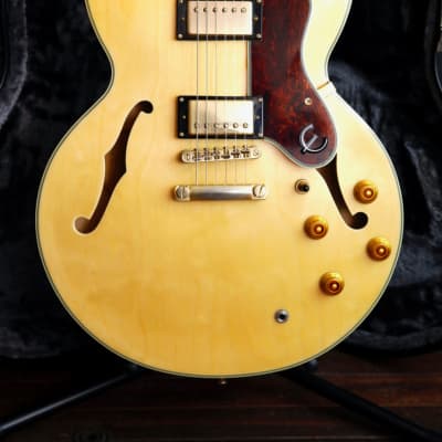 Epiphone Sheraton II Semi-Hollowbody Natural Electric Guitar 2013 Pre-Owned for sale