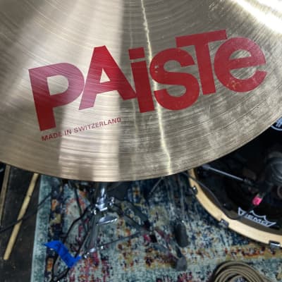 David Garibaldi's Tower of Power, Paiste 17" 3000 Series Thin Crash, Red Letter, 1980's image 15