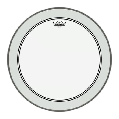 Remo Powerstroke 3 Bass Drum Head, Clear, 22 Inch image 1
