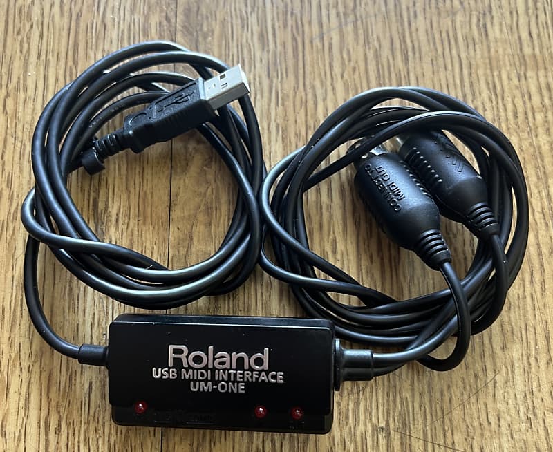 ***ROLAND UMONE MK2 USB MIDI INTERFACE (USED) Reverb