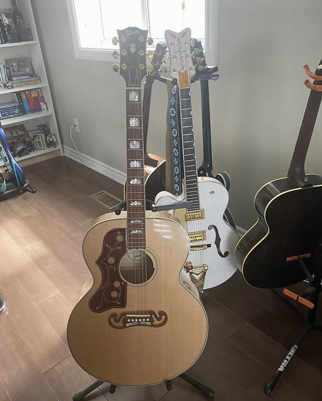 Left Handed Gibson SJ200 2018 Standard Antique natural Reverb