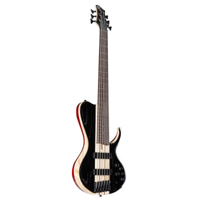 Ibanez Bass Workshop BTB866SC-WKL Weathered Black Low Gloss - 6-String Electric Bass for sale