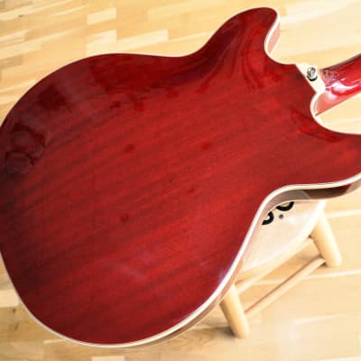 GUILD Starfire I-12 DC Cherry Red Stopbar / Newark St. Collection / 12-String Thinline Hollow Body image 11