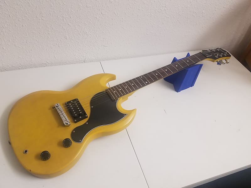 ギター Epiphone SG Junior TV yellow Restock Epiphone Ltd Ed SG-Junior Electric Guitar Worn TV