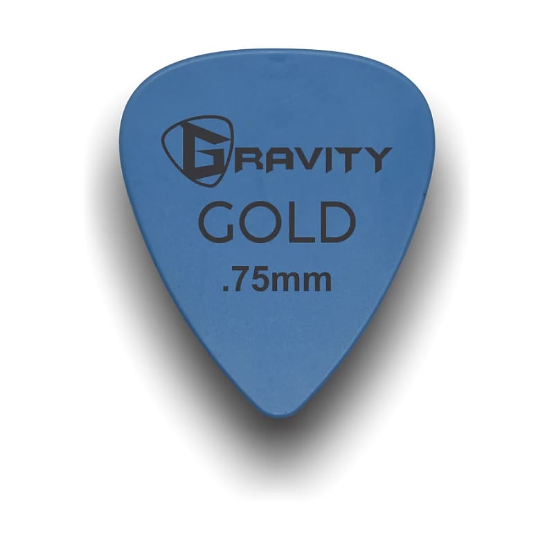 Gravity Picks GP75BL .75mm Gold Series | Blue | Reverb