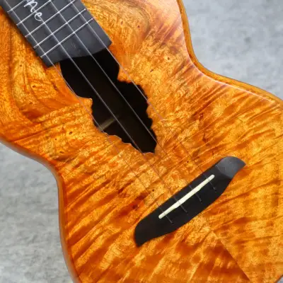Immagine olamestre custom hawaiian koa cocobolo tenor ukulele - 2
