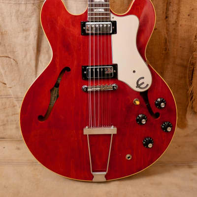 Epiphone Riviera XII 1967 - Cherry Red image 2