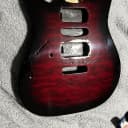 Lefty Guitar Body - Ibanez GRX70QAL - Red and Black