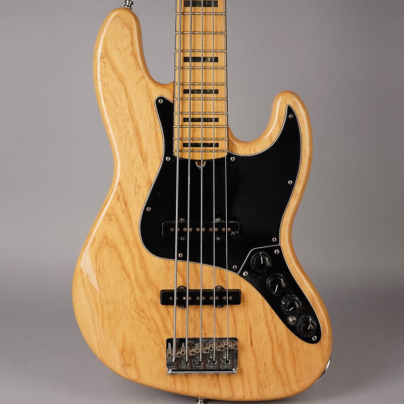 Fender American Deluxe Jazz Bass V - 2014 - Natural | Reverb