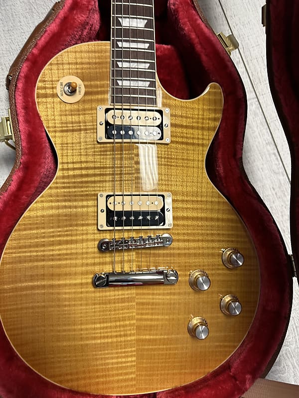 Gibson Les Paul Slash Appetite Electric Guitar | Amber | Reverb