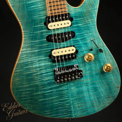 Suhr Modern - Bahama Blue/Roasted 5A Birdseye Maple Neck 2023 image 6