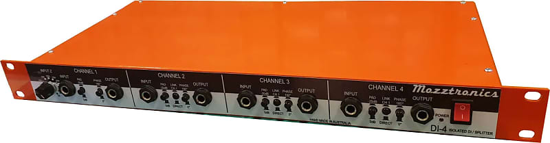 Mozztronics | DI-4 Isolated 4 Channel Direct Box image 1