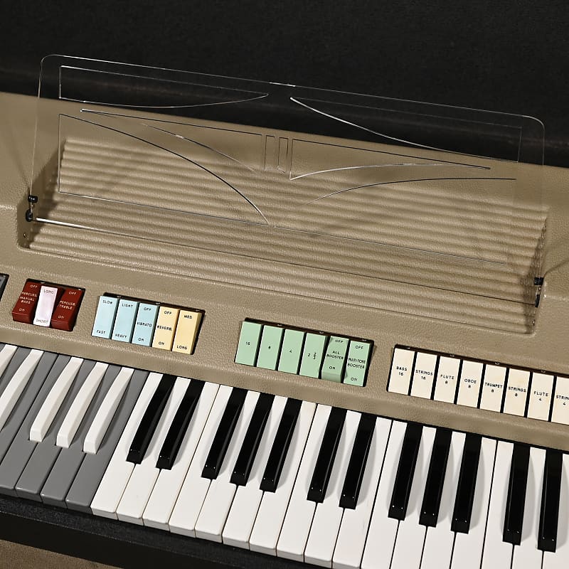 Farfisa Combo Compact Organ Sheet Music Rack - Clear Plexiglass Reproduction image 1