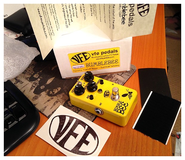 VFE Pedals Bumble Bee ギター ベース エフェクター VFE Bumble Bee - YouTube