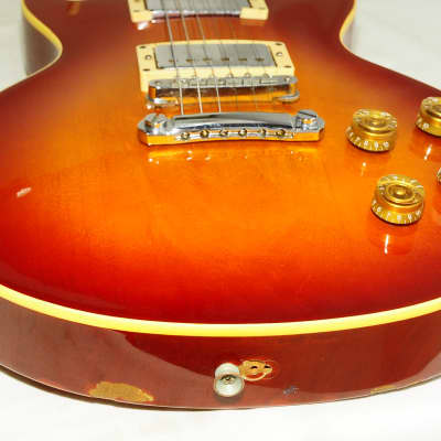 Orville Les Paul Standard Model K Serial Sunburst Electric Guitar RefNo 4716 image 3