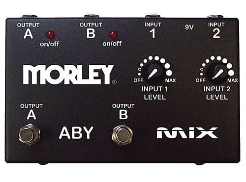 Morley ABY MIX Guitar Switchbox Mixer/Combiner Pedal image 1