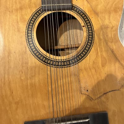 Harmony 12 String 1971 Project Needs Repairs #14866 image 6