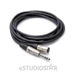 Hosa HSX-015 REAN 1/4" TRS to XLR3M Pro Balanced Interconnect Cable - 15'