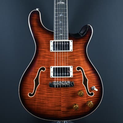 PRS SE Hollowbody II Piezo Orange Tiger Smokeburst #744 image 1