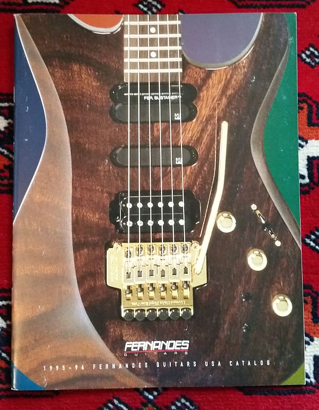 Fernandes Guitars USA Catalog 1995-96 | Reverb