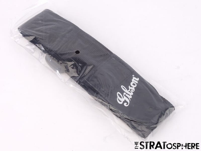Gibson Black Nylon GUITAR STRAP, for SG Tribute Model Guitar. Reverb