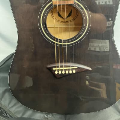 Dean AK48TBK Acoustic Guitar with gig bag image 2