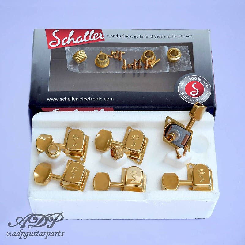 Schaller Vintage Original F-Series 70's 6L Gold Tuners