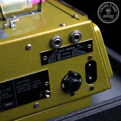 (Video) *Serviced* c.1966 Binson Echorec 2 Model T7E | Vintage Analog Echo Delay Decay Swell Repeat Reverb Unit | Gold Mod T7E Made in Italy image 15