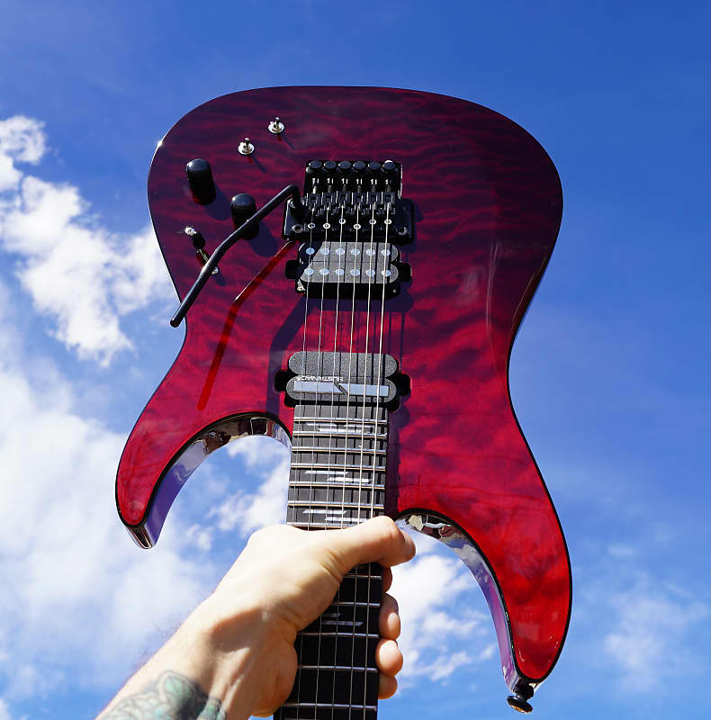 Schecter DIAMOND SERIES Reaper-6 FR/S Elite - Blood Burst | Reverb