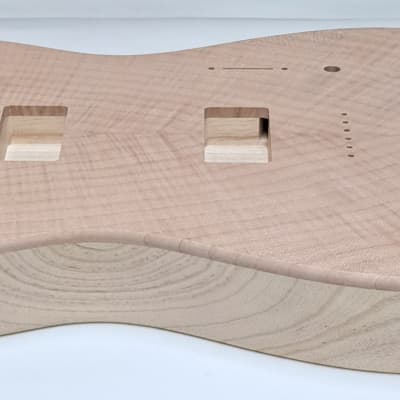 Shepard Custom Guitars Custom Telecaster Body Semi-hollow Backroute F Hole Optional Filtertron Pickups 2024 - Unfinished image 6